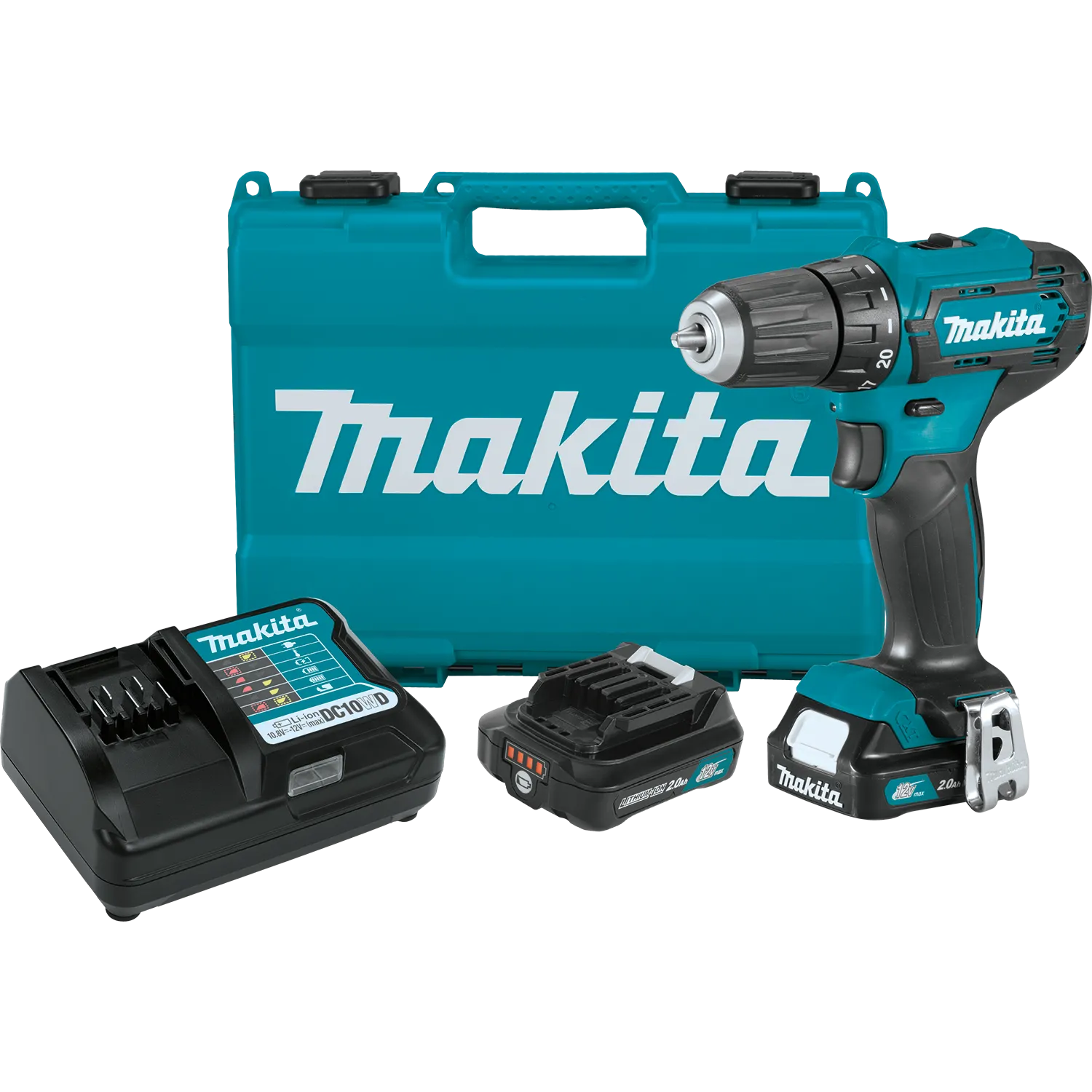 12V max CXT® Lithium‑Ion Cordless 3/8" Driver‑Drill Kit (2.0Ah)