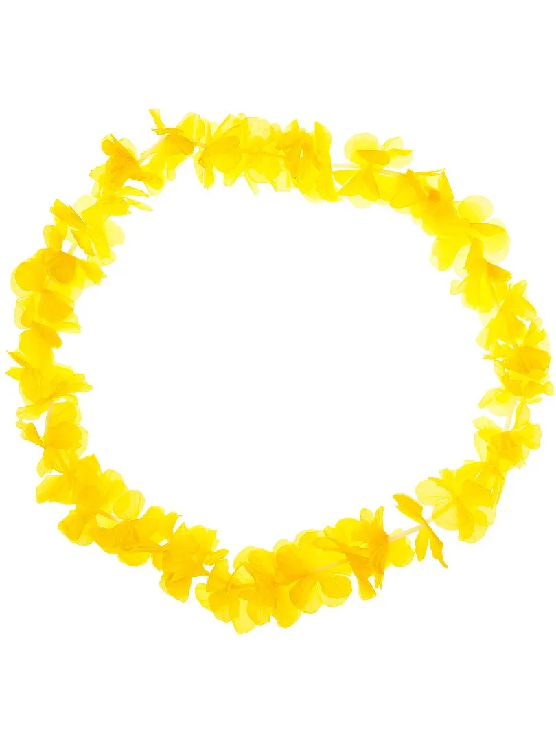 ACCESORIO DE COLLAR HAWAIANO  AMARILLO
