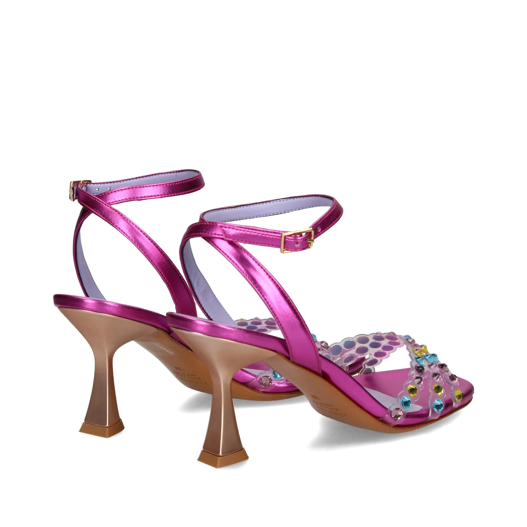 ALBANO Sandalias con tacón de Mujer 604 FUCSIA