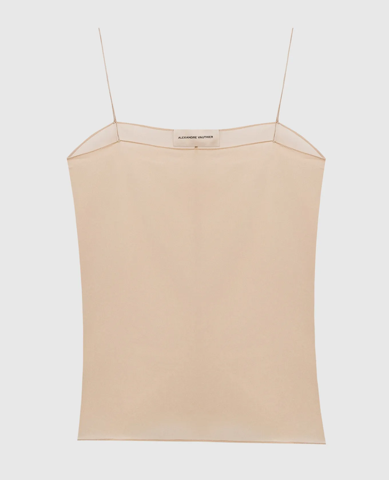 ALEXANDRE VAUTHIER Silk linen top