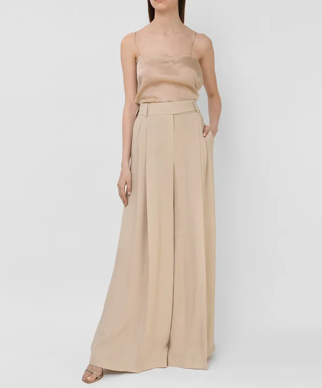 ALEXANDRE VAUTHIER Silk linen top