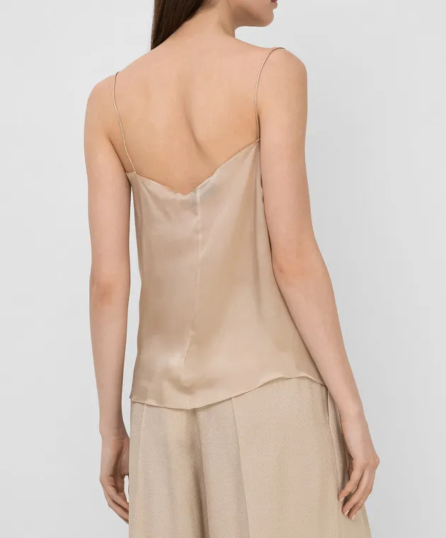 ALEXANDRE VAUTHIER Silk linen top