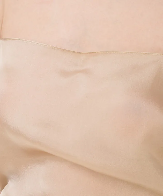ALEXANDRE VAUTHIER Silk linen top