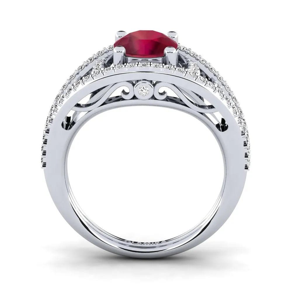 Anillo de compromiso Garland
