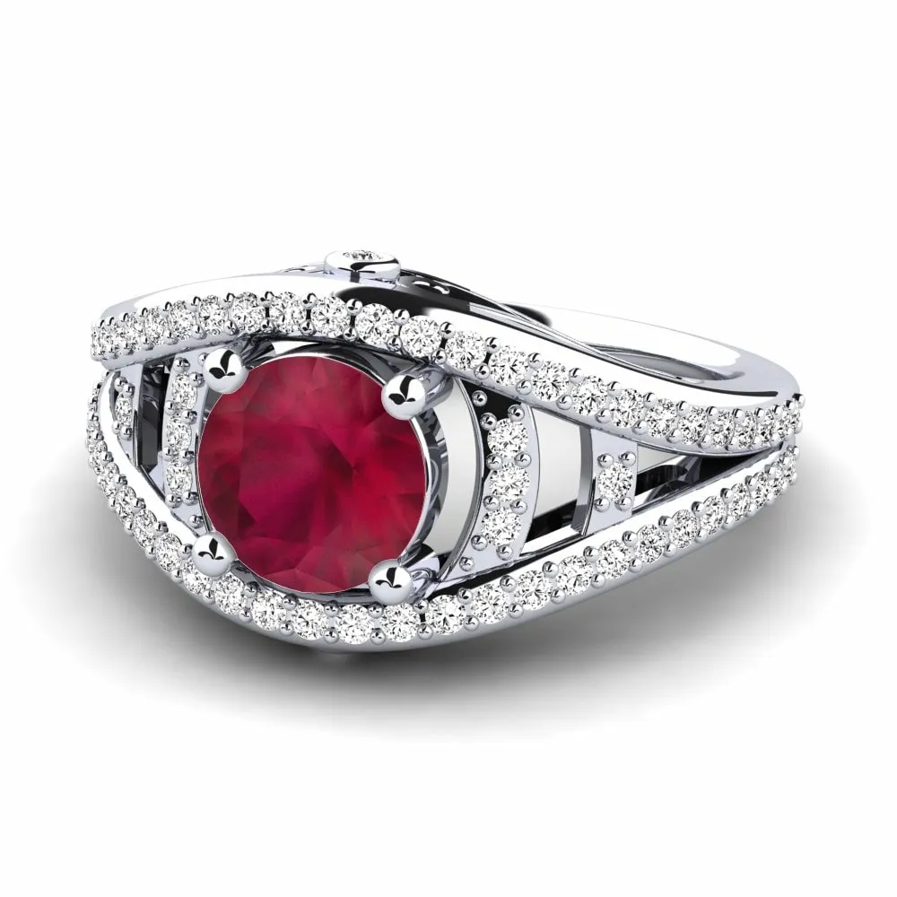 Anillo de compromiso Garland