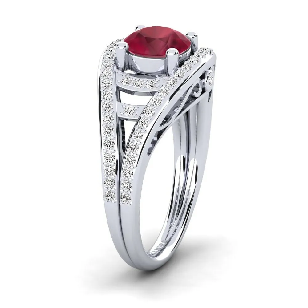 Anillo de compromiso Garland