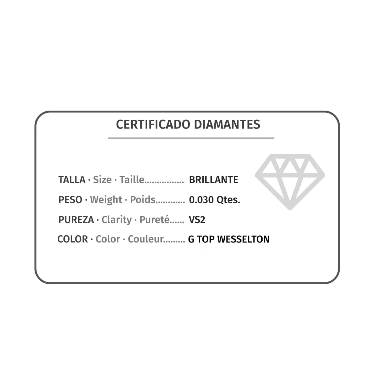 Anillo Oro Blanco Diamantes