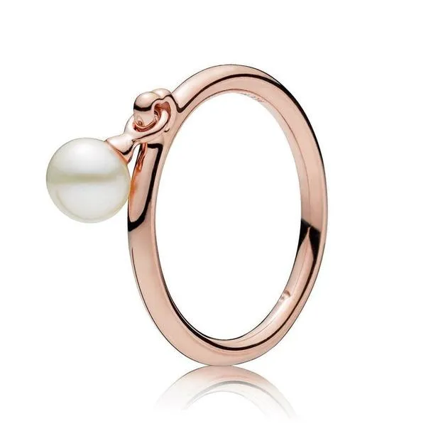 anillo pandora perla contemporánea