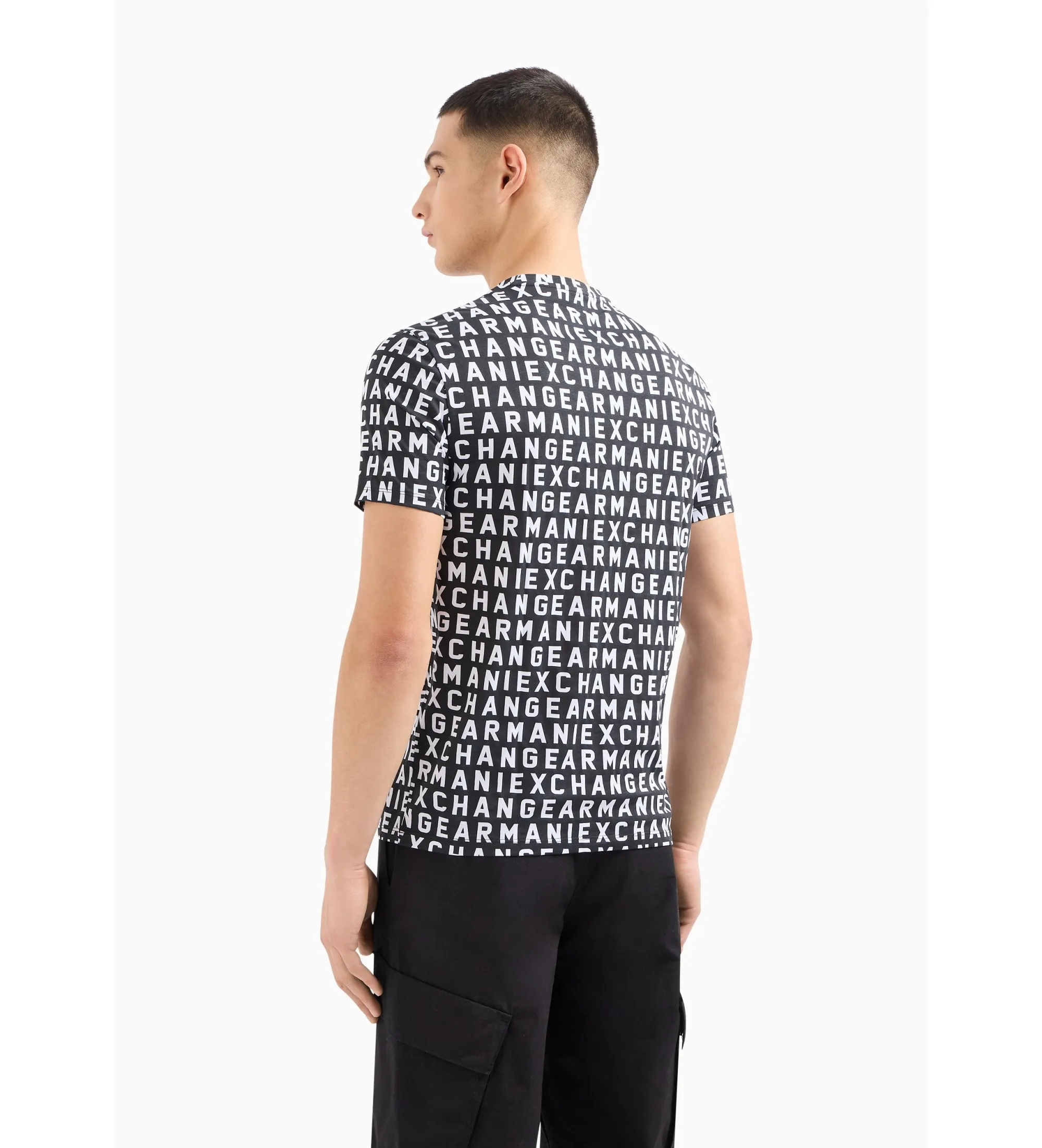 ARMANI EXCHANGE CAMISETA LETRAS NEGRO