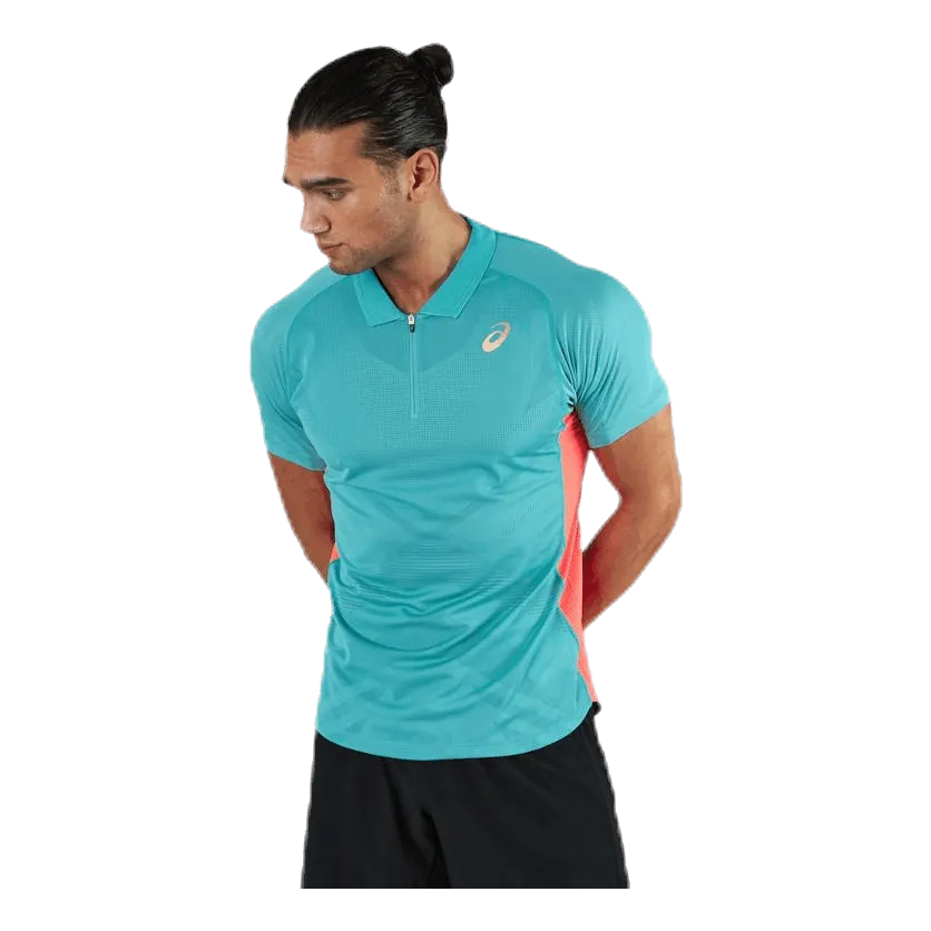 Asics Tennis Polo Shirt Blue
