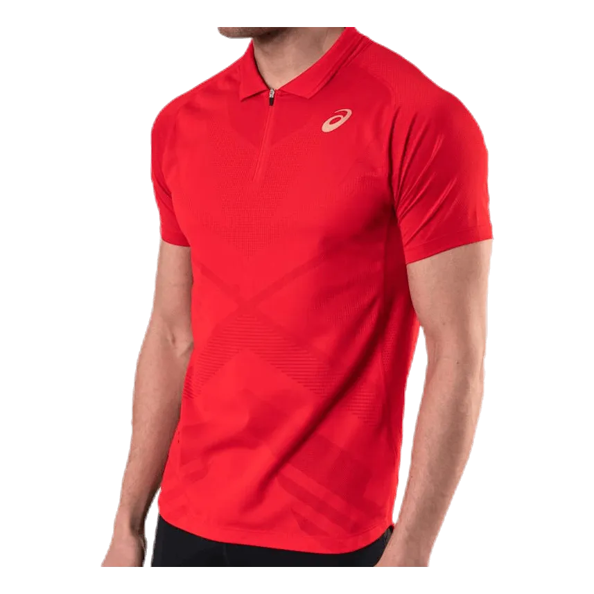 Asics Tennis Polo Shirt Red
