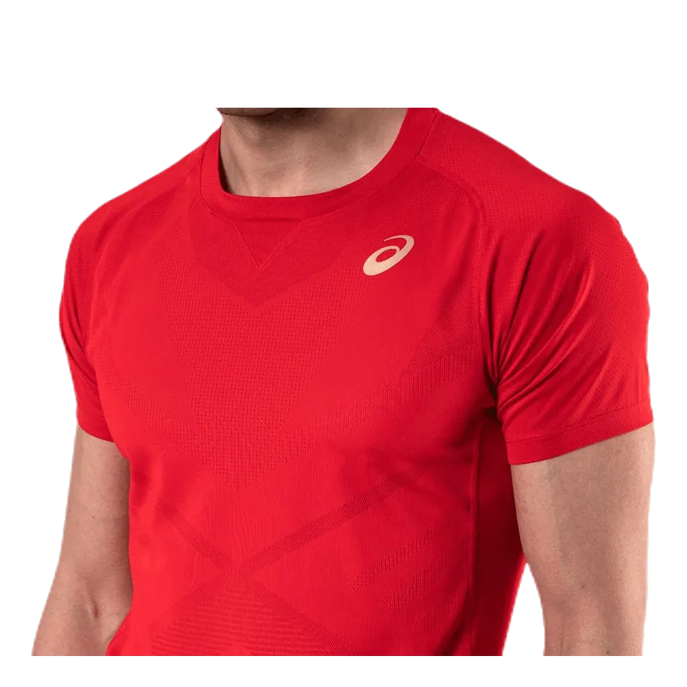 Asics Tennis SS Tee Red