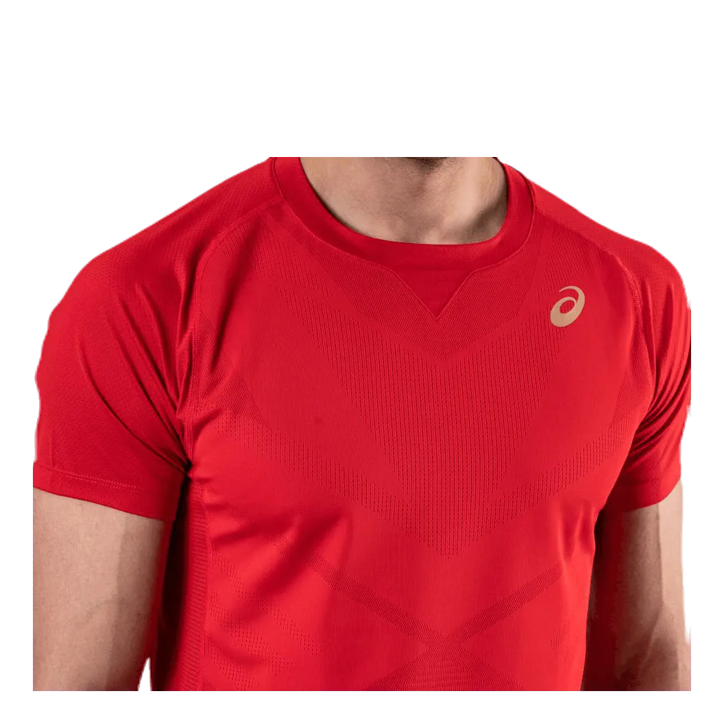 Asics Tennis SS Tee Red
