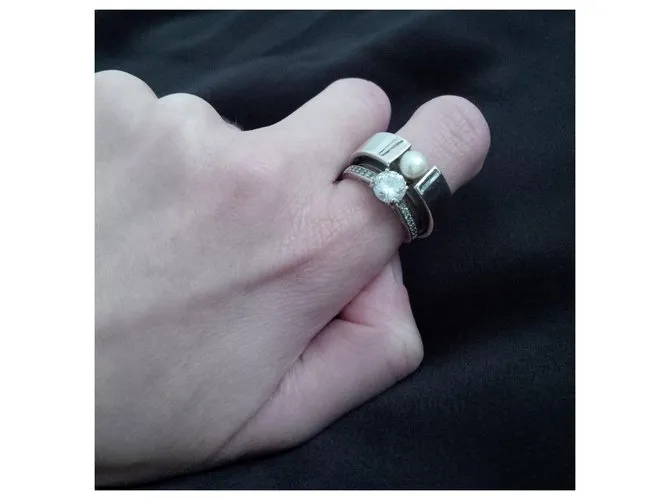 Autre Marque Anillos Plata 