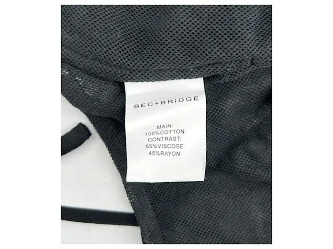 Autre Marque Camiseta BEC & BRIDGE.Reino Unido 8 Algodón Negro 