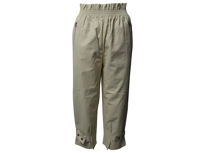 Autre Marque Pantalones Xenia Tapered en cuero sintético crema de The Frankie Shop Blanco Crudo 