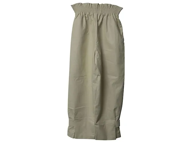 Autre Marque Pantalones Xenia Tapered en cuero sintético crema de The Frankie Shop Blanco Crudo 