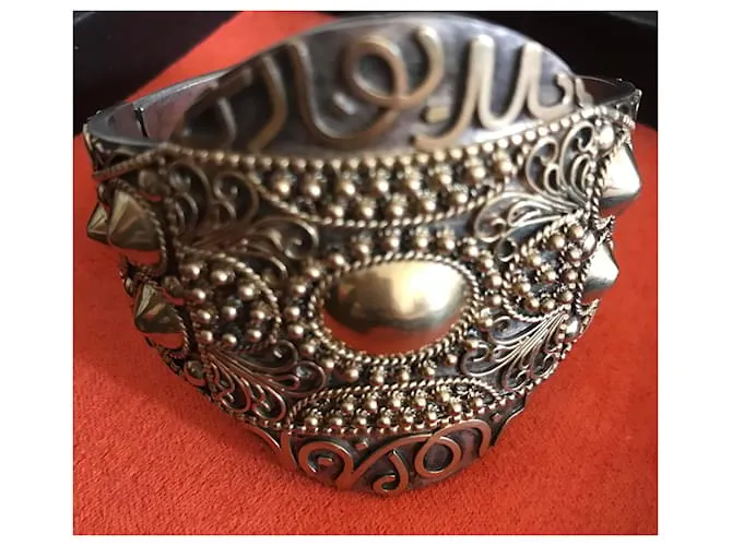 Autre Marque puños Plata 