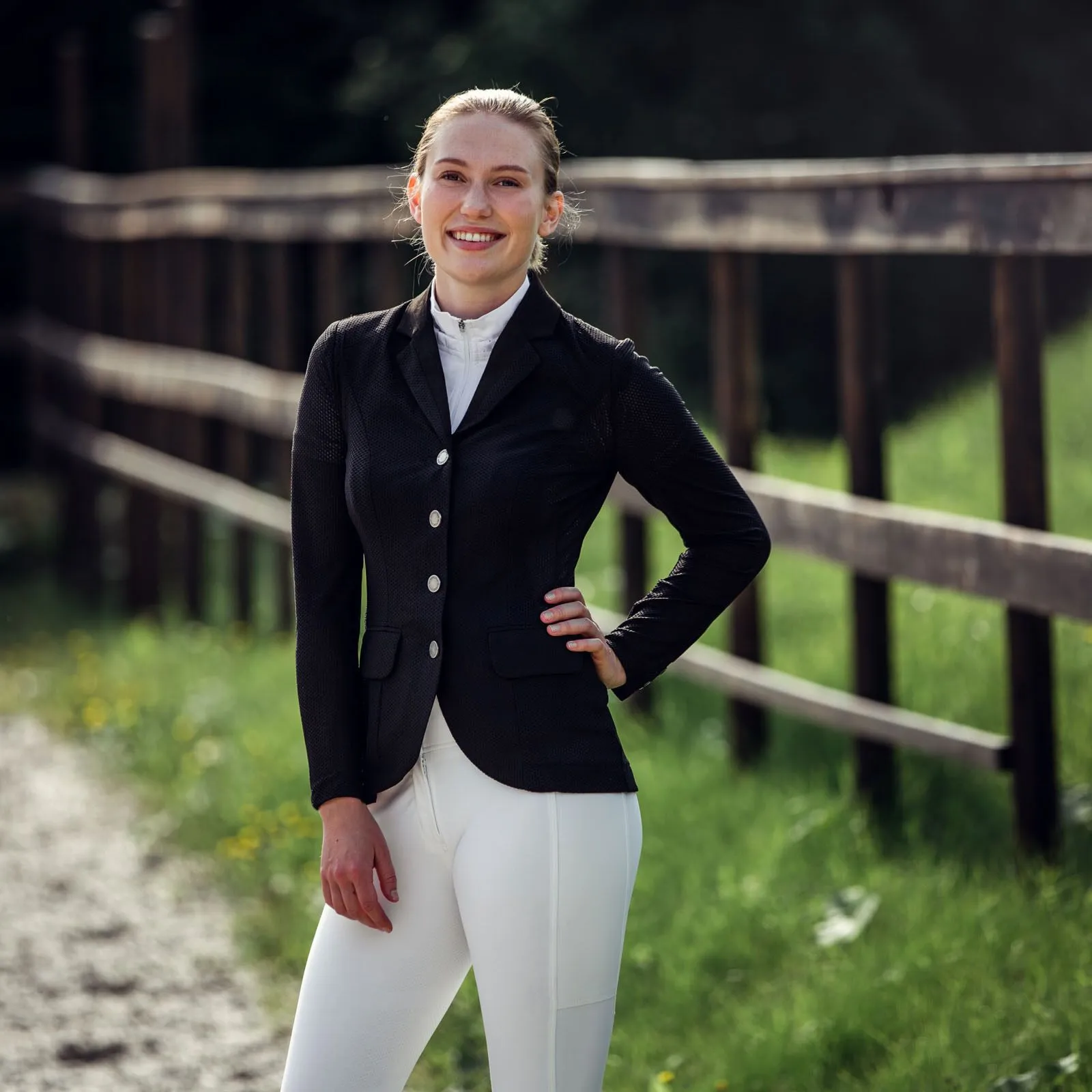 B Vertigo Chaqueta de Concurso con Malla paraMujer Gabrielle