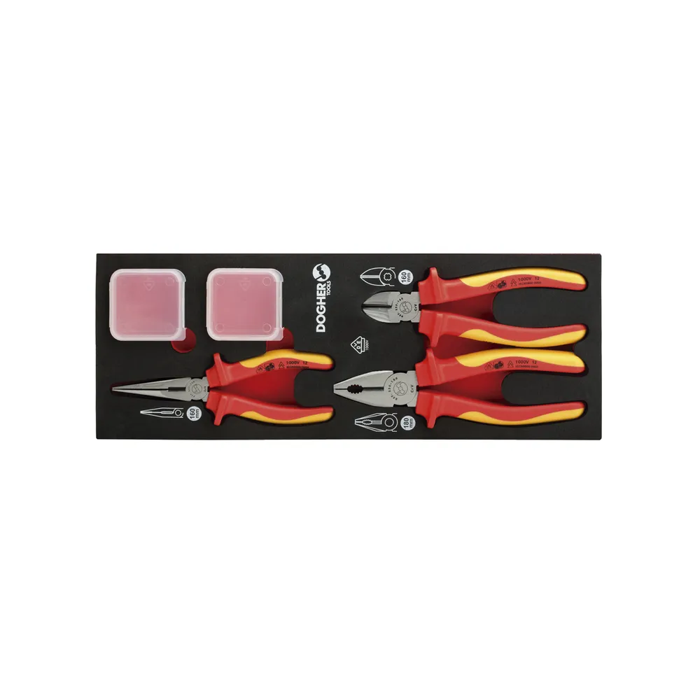 B.comb.1/4 3 alicates aislados vde