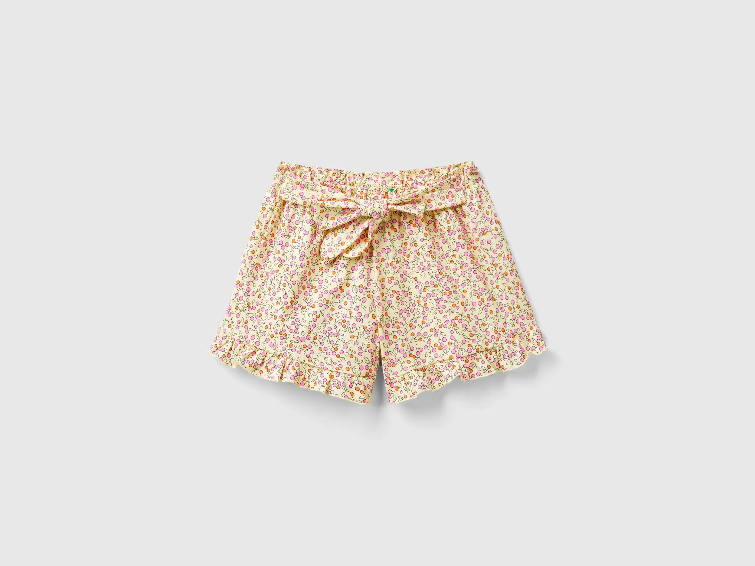 Bermudas con estampado de fruta