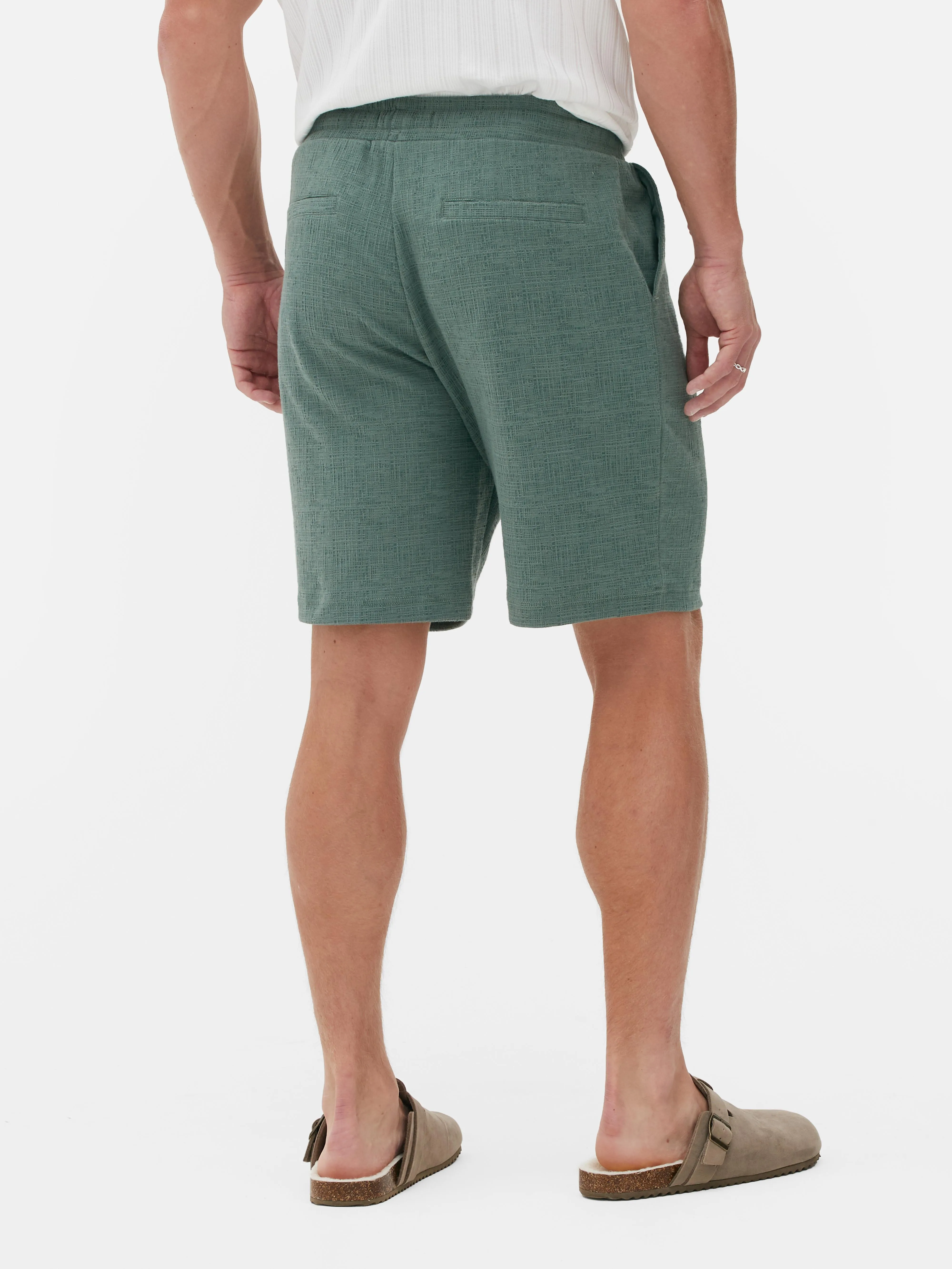 Bermudas texturizadas para combinar
