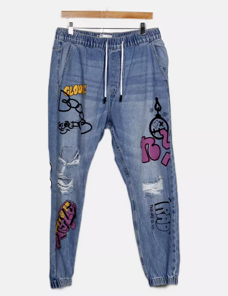 Bershka Vaqueros joggers
