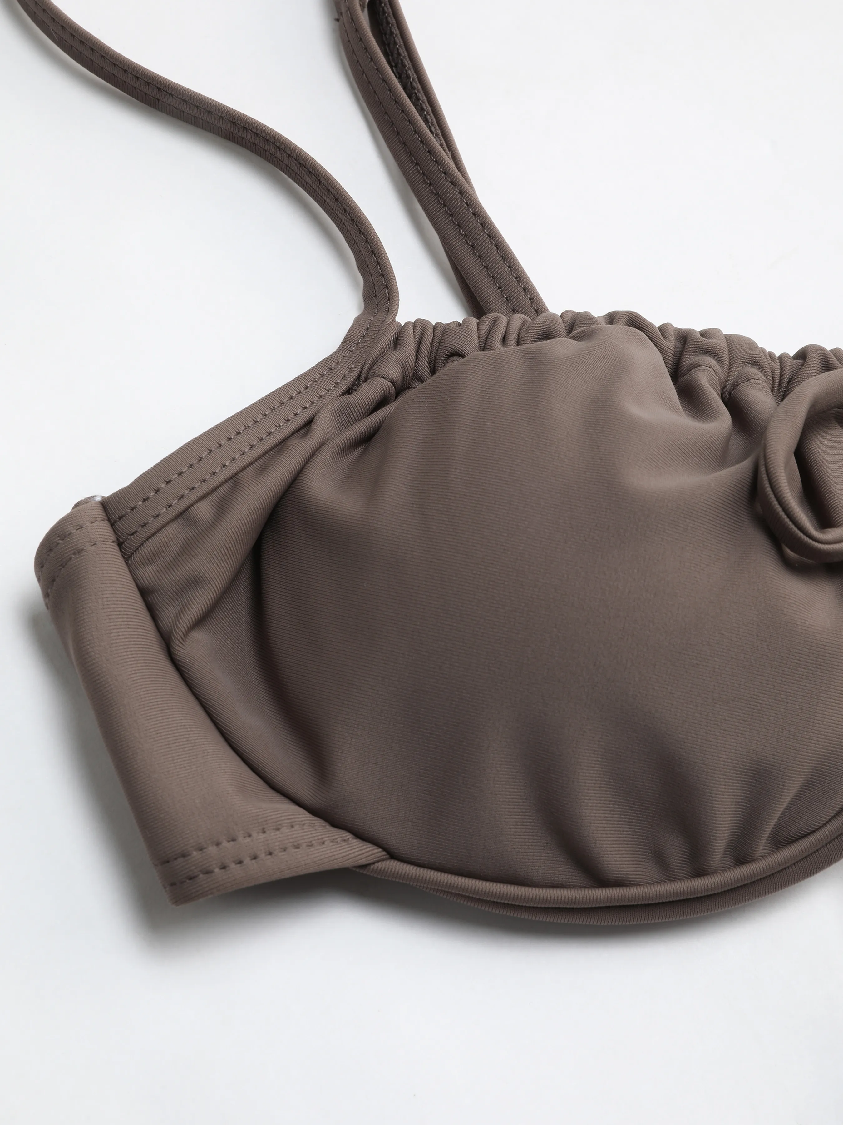 Bikini con Aros y Lazo Lateral para Vacaciones en la Riviera Francesa