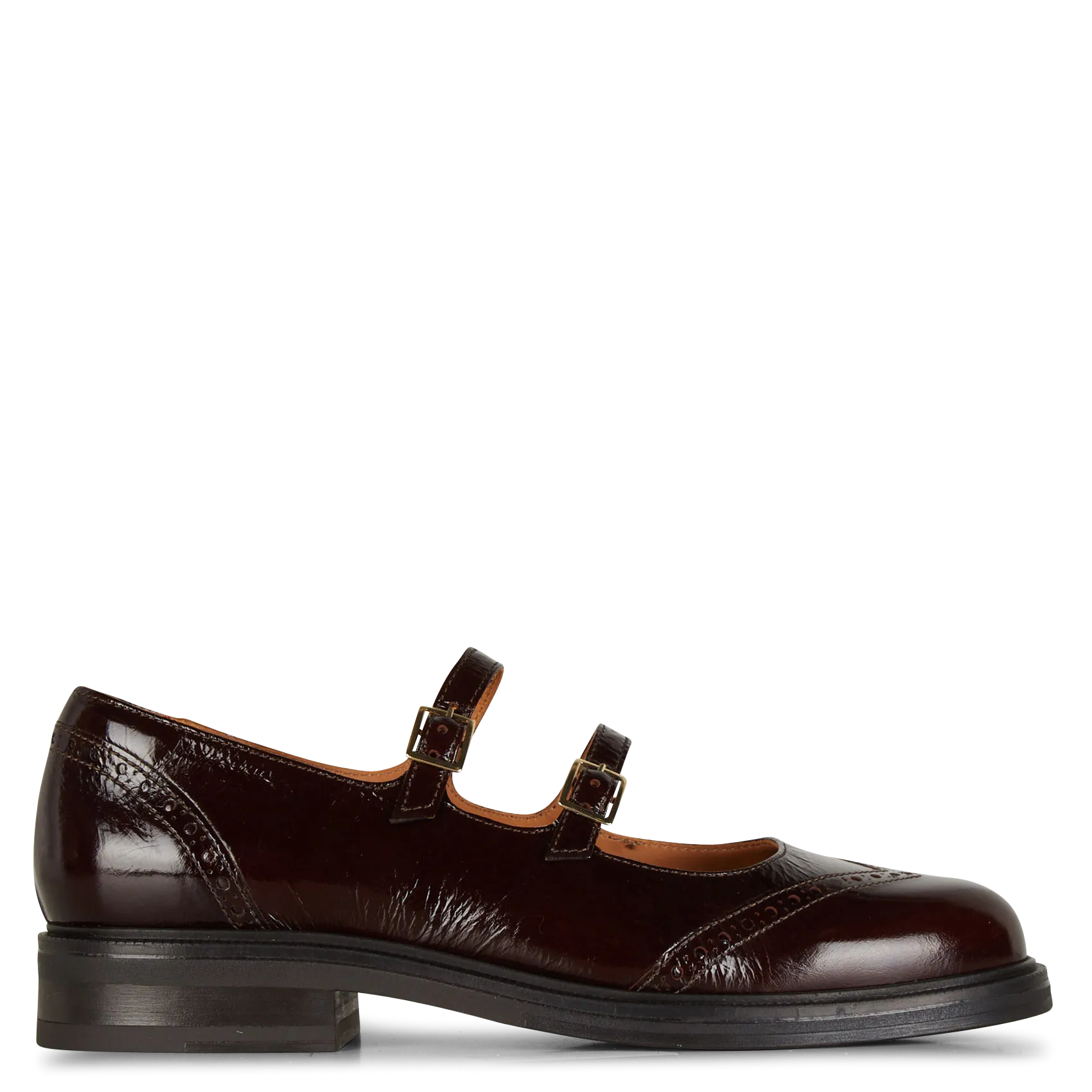 BILLI BI Zapatos Derby de charol en rojo