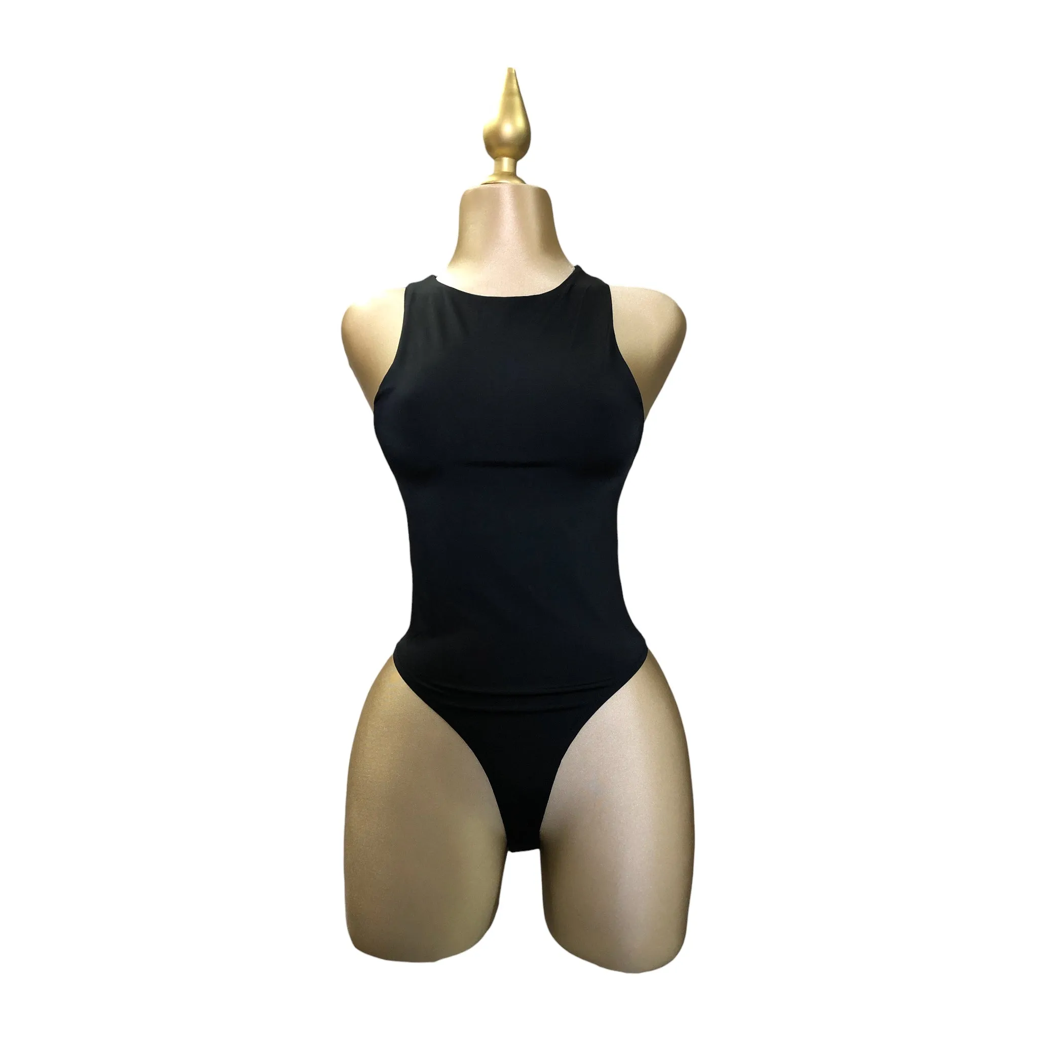 Body Color Negro Para Dama LC