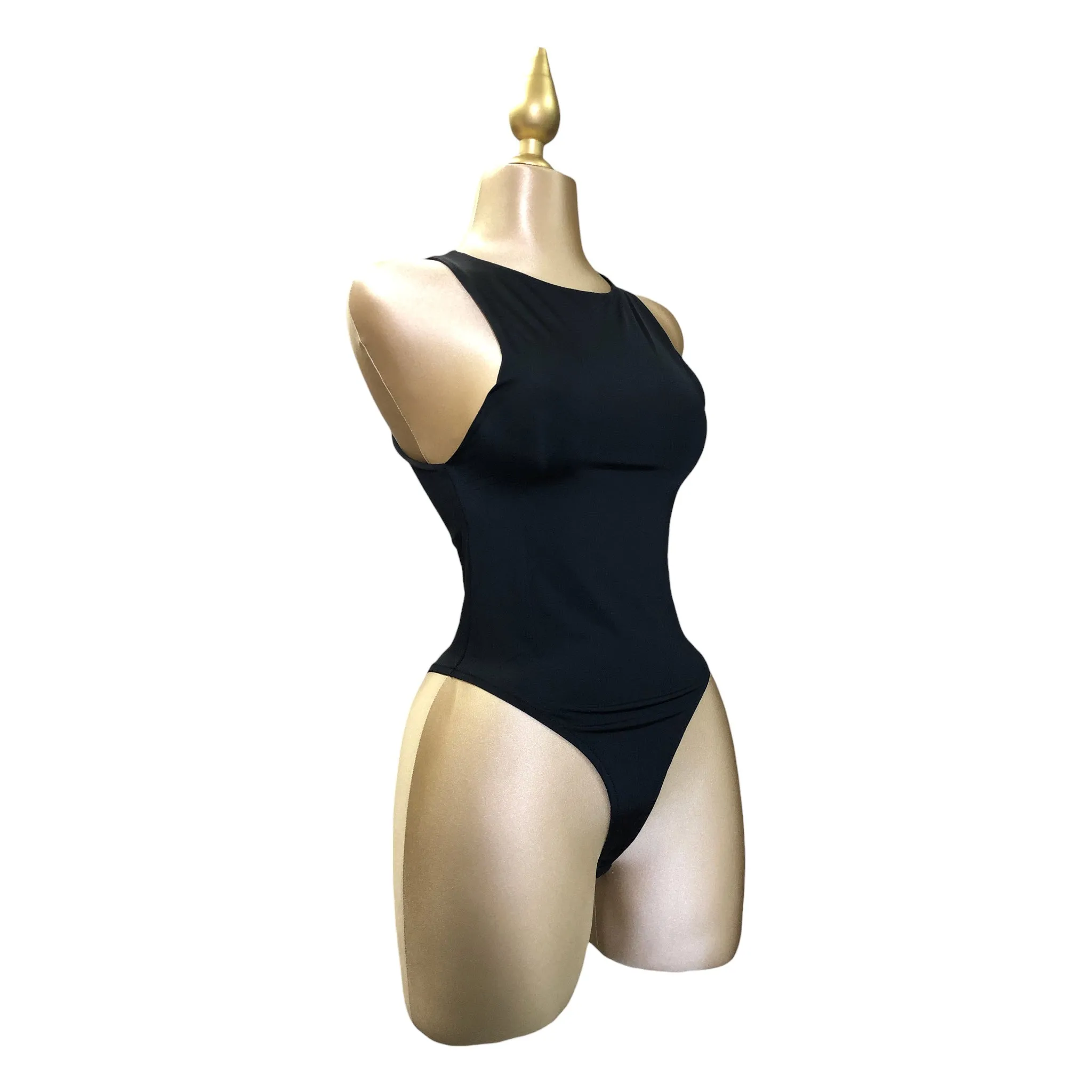 Body Color Negro Para Dama LC