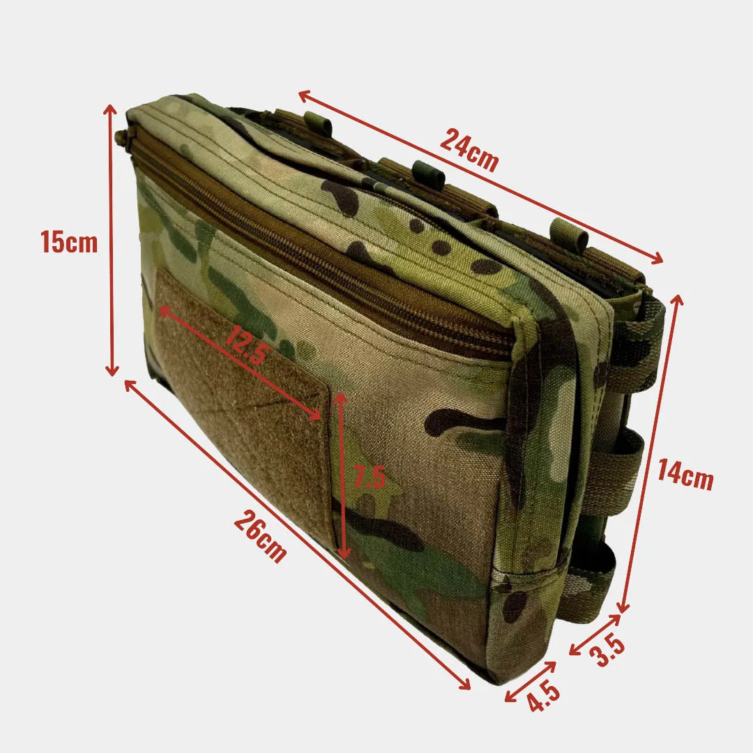 BOLSILLO MOLLE CON PORTACARGADOR TRIPLE  WARRIOR ASSAULT