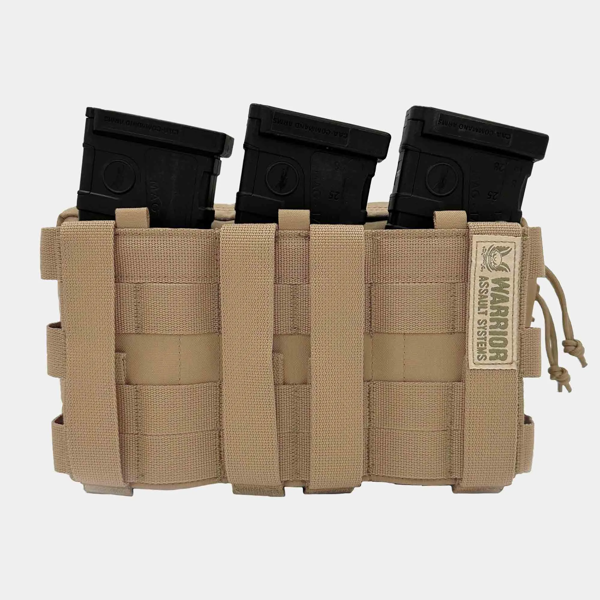 BOLSILLO MOLLE CON PORTACARGADOR TRIPLE  WARRIOR ASSAULT