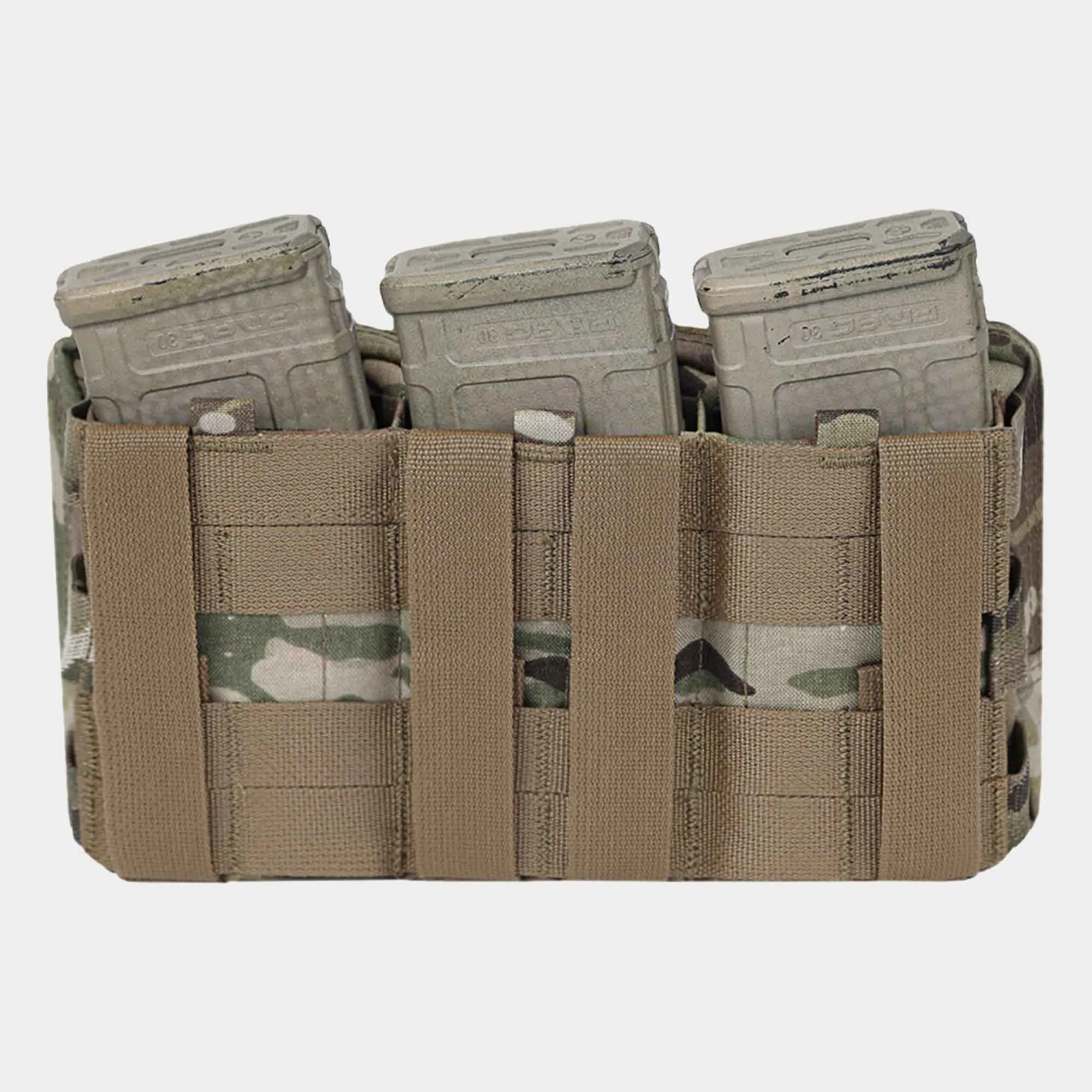 BOLSILLO MOLLE CON PORTACARGADOR TRIPLE  WARRIOR ASSAULT