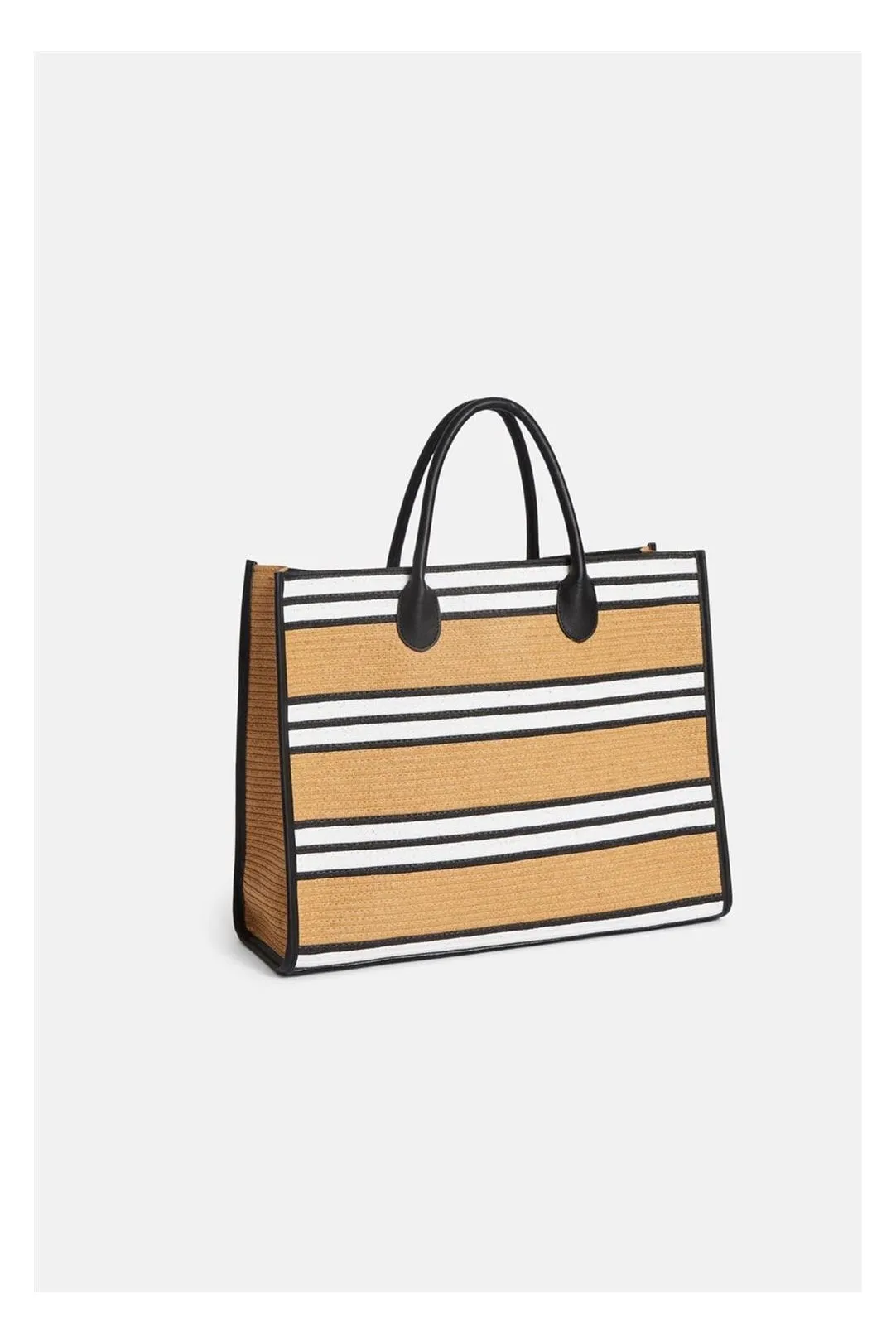 Bolso rayas Vicayse beige