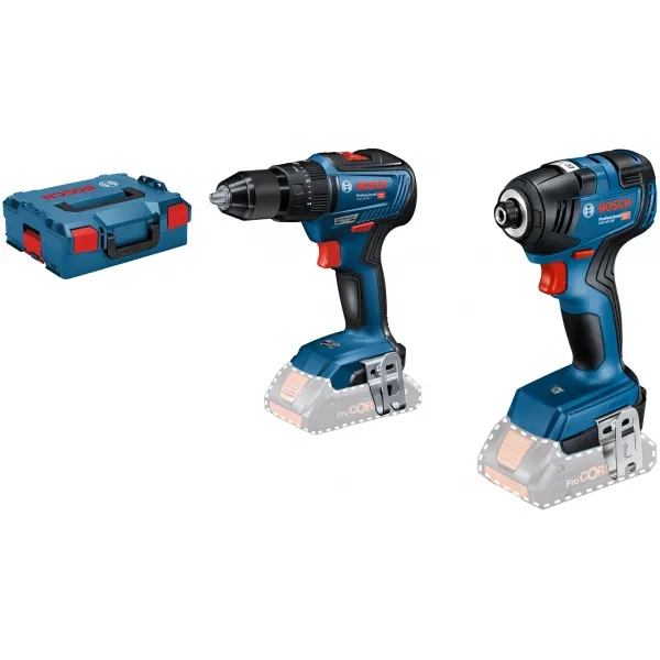 BOSCH  GDR 18V200  ATORNILLADORA CON IMPACTO CON 2 BATERíAS, LIION, 18 V, 4 AH, 200 NM, M6M16, CAJA ESPECIAL