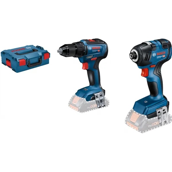 BOSCH  GDR 18V200  ATORNILLADORA CON IMPACTO CON 2 BATERíAS, LIION, 18 V, 4 AH, 200 NM, M6M16, CAJA ESPECIAL
