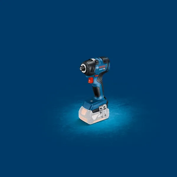 BOSCH  GDR 18V200  ATORNILLADORA CON IMPACTO CON 2 BATERíAS, LIION, 18 V, 4 AH, 200 NM, M6M16, CAJA ESPECIAL