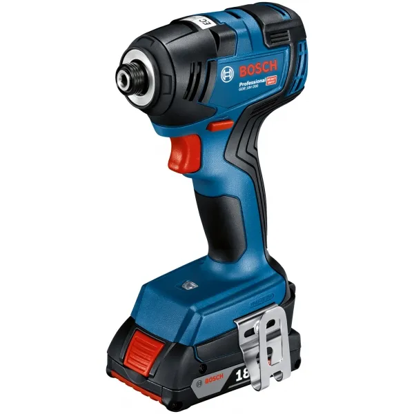 BOSCH  GDR 18V200  ATORNILLADORA CON IMPACTO CON 2 BATERíAS, LIION, 18 V, 4 AH, 200 NM, M6M16, CAJA ESPECIAL