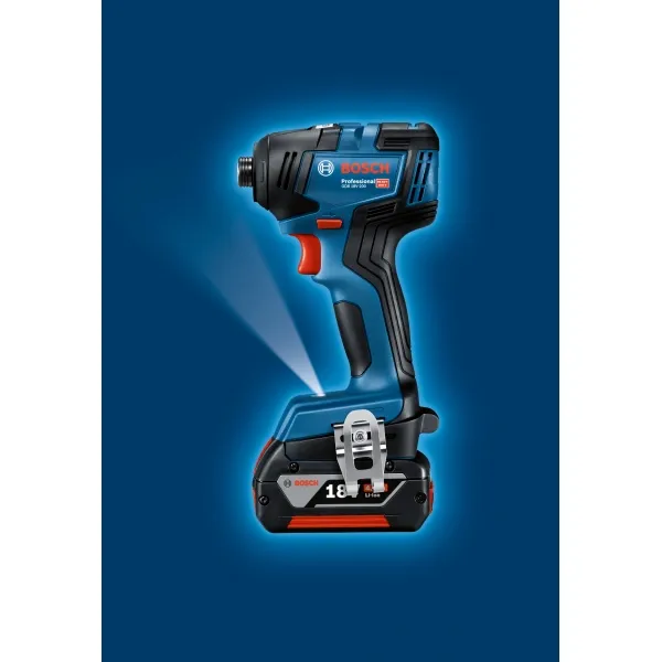 BOSCH  GDR 18V200  ATORNILLADORA CON IMPACTO CON 2 BATERíAS, LIION, 18 V, 4 AH, 200 NM, M6M16, CAJA ESPECIAL