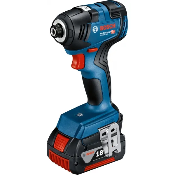 BOSCH  GDR 18V200  ATORNILLADORA CON IMPACTO CON 2 BATERíAS, LIION, 18 V, 4 AH, 200 NM, M6M16, CAJA ESPECIAL
