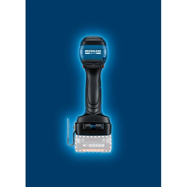 BOSCH  GDR 18V200  ATORNILLADORA CON IMPACTO CON 2 BATERíAS, LIION, 18 V, 4 AH, 200 NM, M6M16, CAJA ESPECIAL
