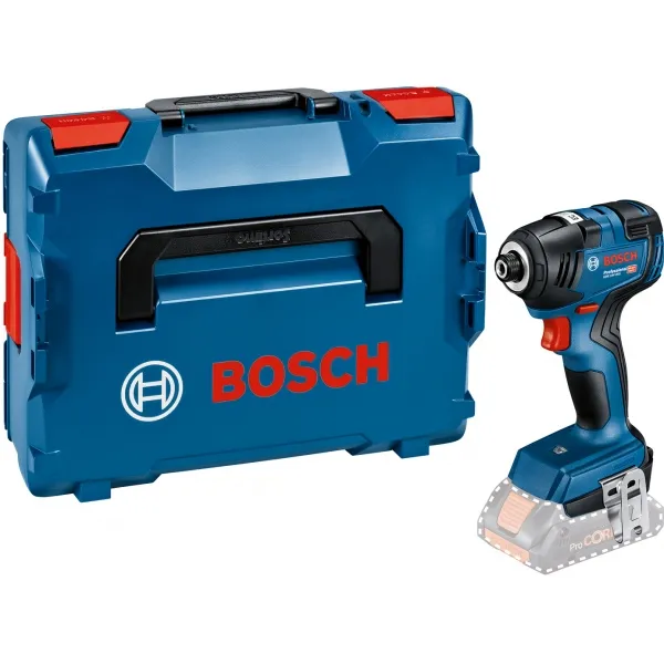BOSCH  GDR 18V200  ATORNILLADORA CON IMPACTO CON 2 BATERíAS, LIION, 18 V, 4 AH, 200 NM, M6M16, CAJA ESPECIAL