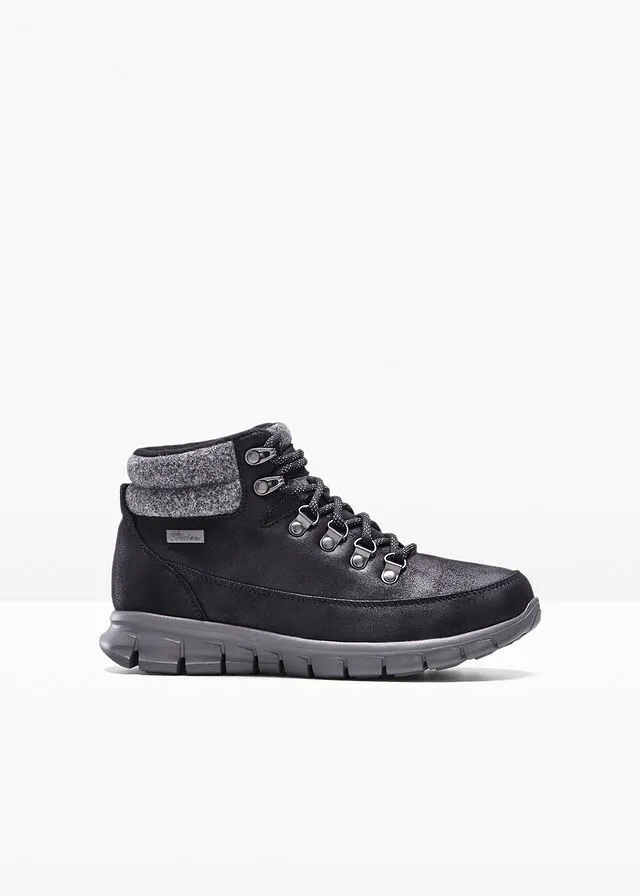 Botas con cordones de Skechers Negro