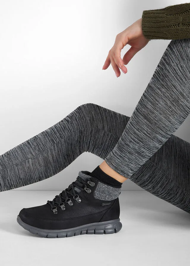Botas con cordones de Skechers Negro
