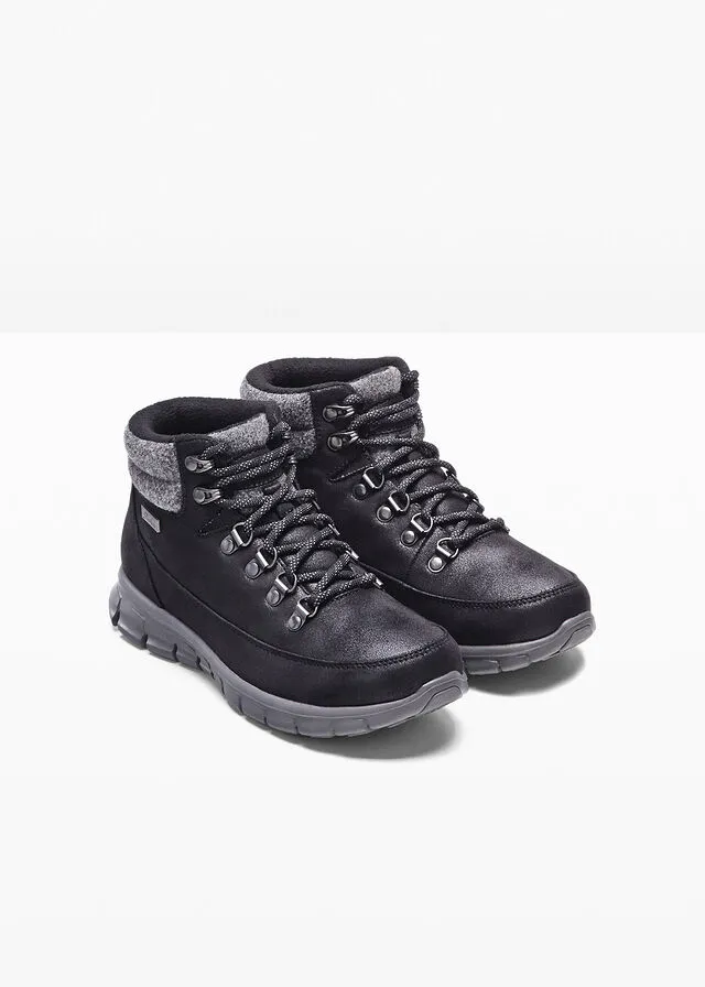 Botas con cordones de Skechers Negro