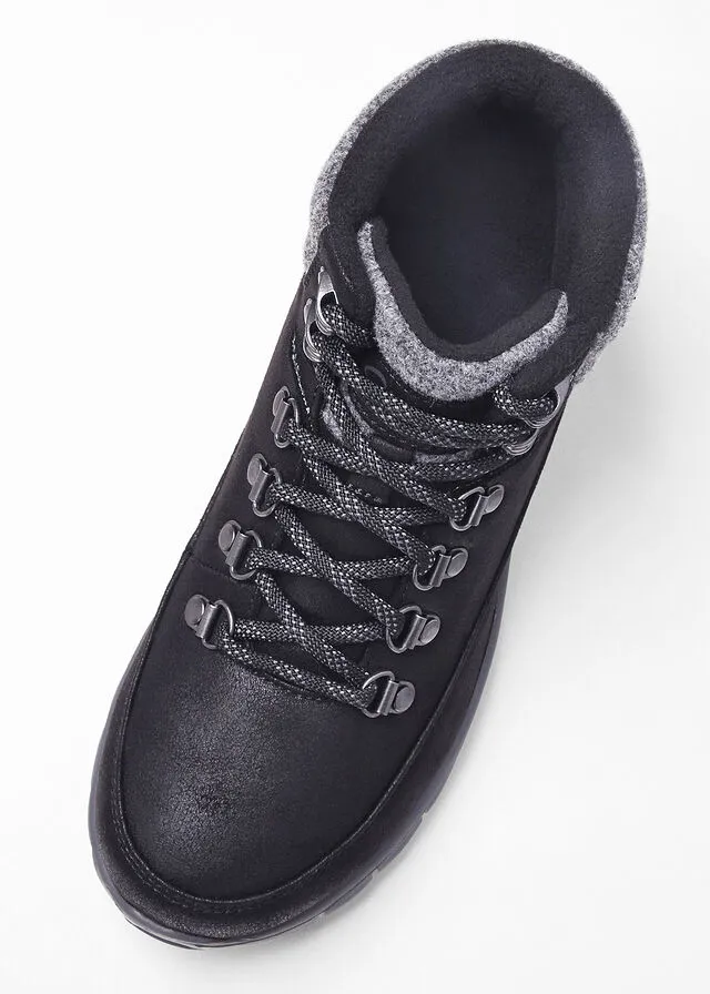 Botas con cordones de Skechers Negro