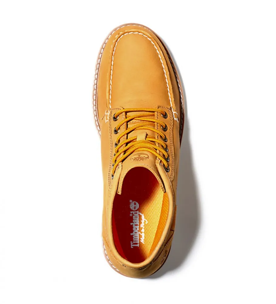 Botas de piel Newmarket II Boat Chukka mostaza