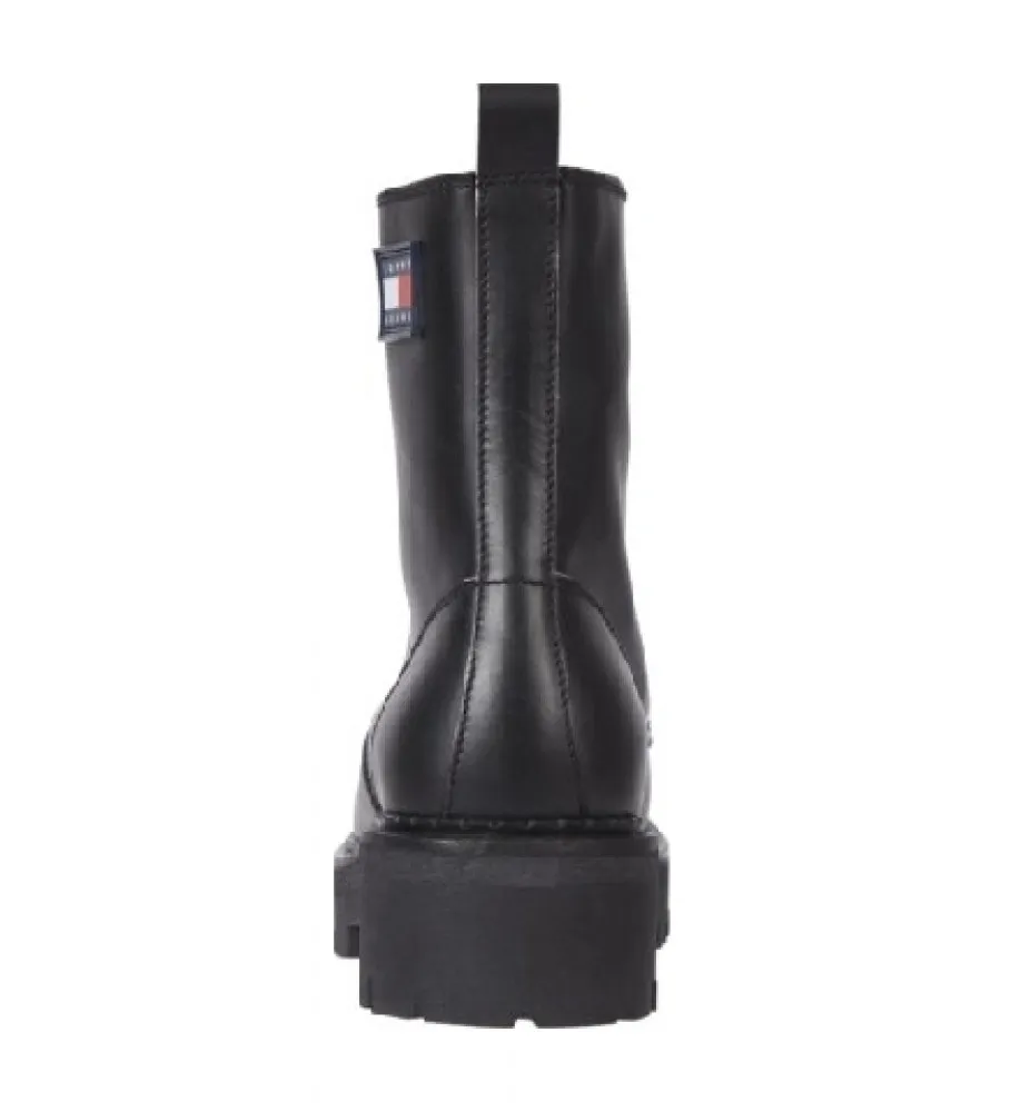 Botas de piel Urban Piping negro