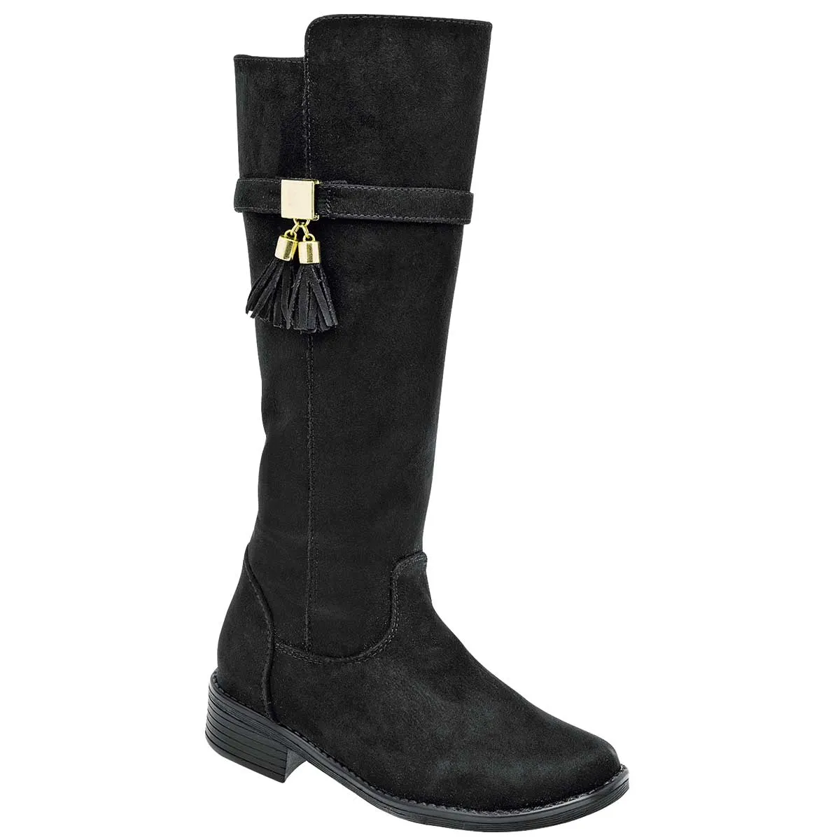 Botas Exterior Sintético Color Negro Para Niña De RBCOLLECTION